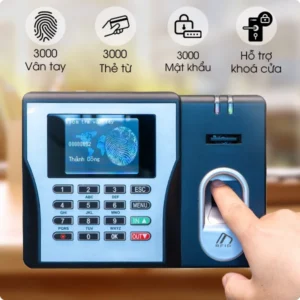 máy chấm công vân tay ronald jack tm60