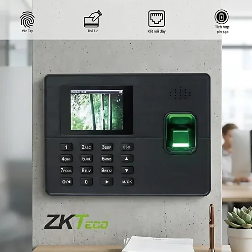 Zkteco w666plus Máy chấm công vân tay Zkteco w666 Plus