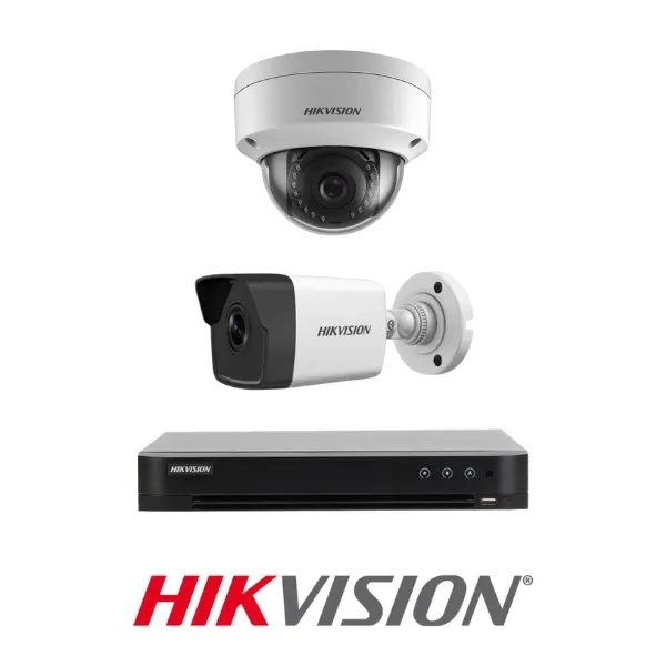 Trọn bộ 2 mắt IP Hikvision 2.0MP gồm đầu ghi và mắt IP