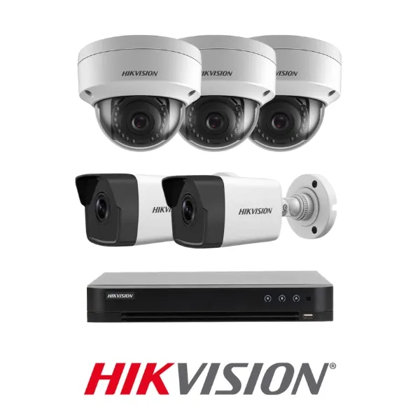 Trọn bộ 5 mắt IP Hikvision 2.0MP gồm đầu ghi và mắt IP