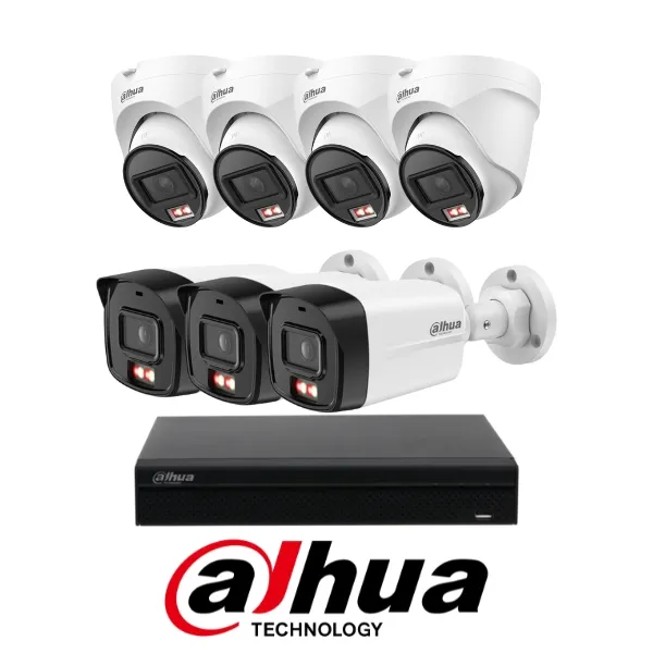 Trọn bộ 7 camera dahua
