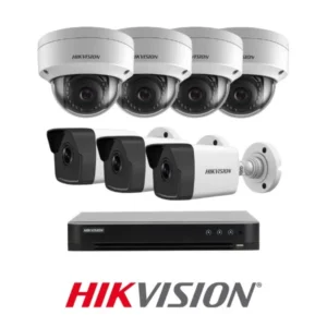 Trọn bộ camera 7 mắt IP Hikvision 2.0MP