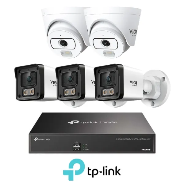 Trọn bộ camera IP 5 mắt Tplink