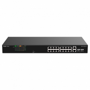 Switch PoE 16 cổng 100Mbps RUIJIE REYEE RG-ES118FGS-LP