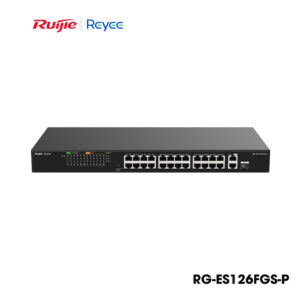 Switch PoE 24 cổng 100Mbps RUIJIE REYEE RG-ES126FGS-P