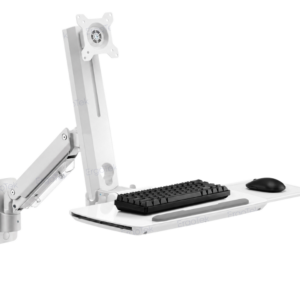 Giá treo màn hình máy tính máy tính và bàn phím ErgoTek E666 17″-35″ inch (Trắng)