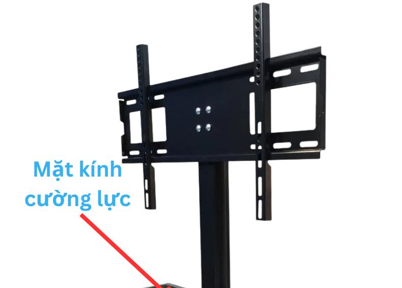Chân đế TV để bàn đa năng TK70 – Mặt kính cường lực 32-70 inch