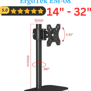 Chân đế màn hình đa năng ErgoTek EM-08 14″ – 32″ inch
