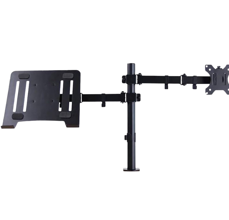 Giá treo màn hình máy tính Z012 17″-33″ kèm giá đỡ Laptop/MacBook (10-17-32 Inch)