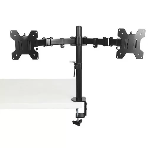 Giá treo màn hình máy tính M052 14″-27″ – 02 màn hình kẹp bàn