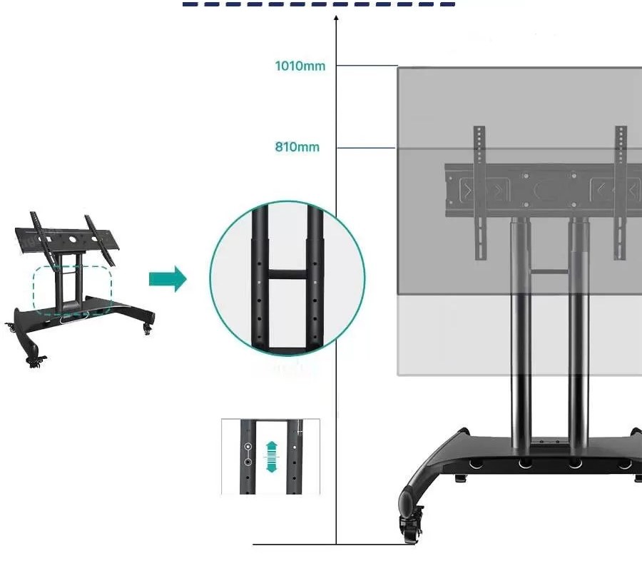 Giá treo TV di động ErgoTek E1355 32″-70″ inch (Hội nghị/ Trình chiếu)