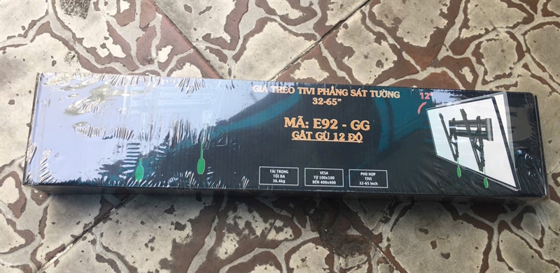 Khung treo TV nghiêng, gật gù E92 – GG (32″ – 65″) – Giá chưa VAT