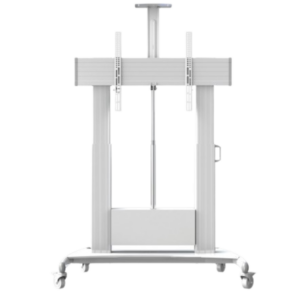 KHUNG TIVI DI ĐỘNG TW100 (75″-110″) inch có remote điều khiển – Màu trắng