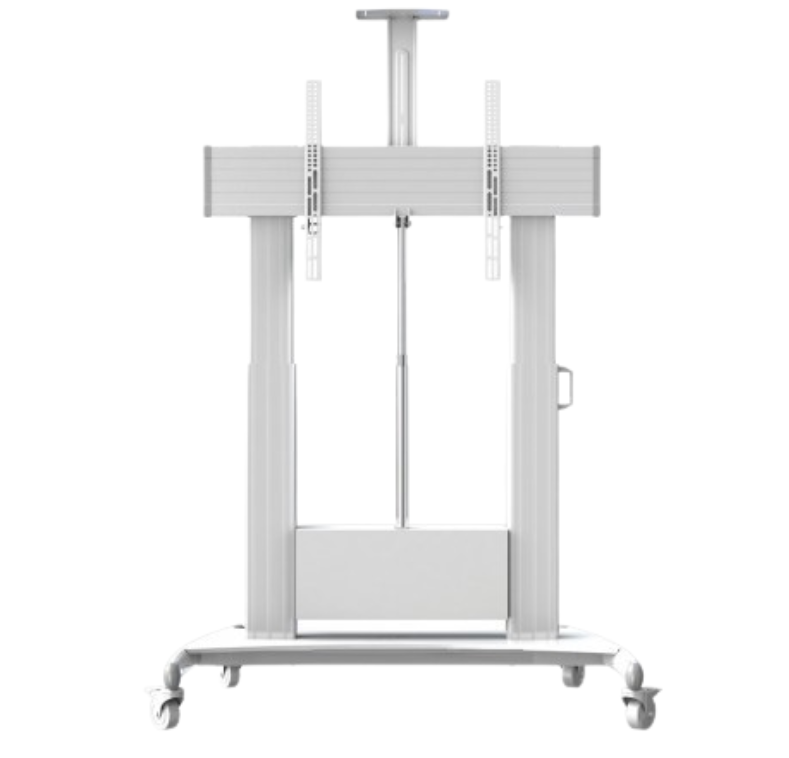 KHUNG TIVI DI ĐỘNG TW100 (75″-110″) inch có remote điều khiển – Màu trắng