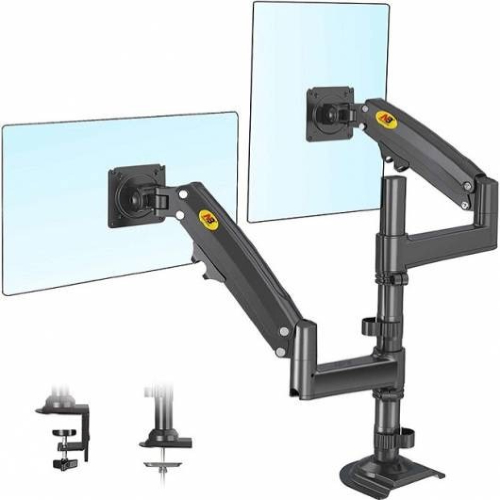 Giá Treo 2 Màn Hình North Bayou NB H180 17″ – 27″ Inch – Màu xám đen
