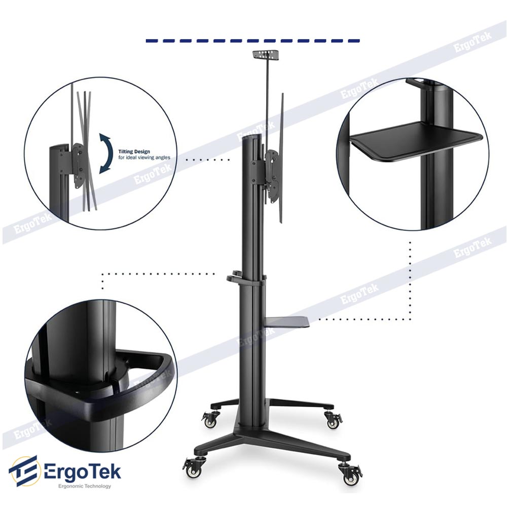 Khung treo TV di động ErgoTek E2800 55″ – 120″ inch