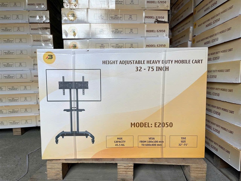 Khung treo TV di động I-Bracket E2050 32″ – 75″ – Hàng nhập khẩu, Full VAT