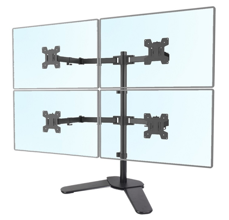 Giá treo màn hình máy tính M044 17″-27″ – 4 màn hình