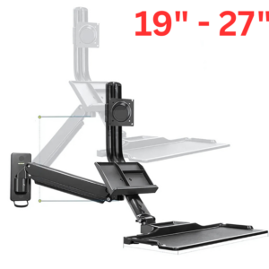 Giá treo màn hình máy tính kèm khay bàn phím North Bayou MB32 (19 – 27 inch)