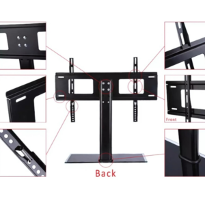 Chân đế TV để bàn đa năng ErgoTek E606 32″-55″ inch – Mặt Kính Cường Lực
