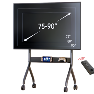 Khung treo TV di động North Bayou P150 75″ – 90″ inch – Nâng hạ bằng điện