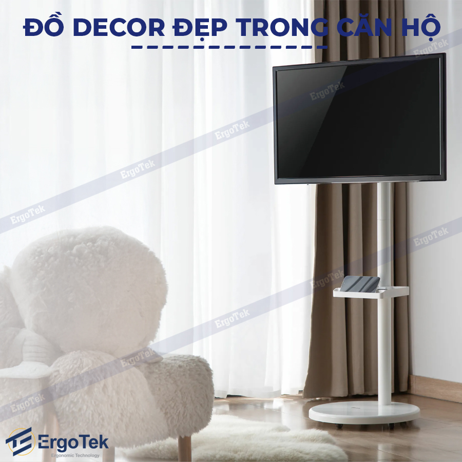 Giá treo màn hình máy tính di động ErgoTek E2190 17″-35″ inch xoay 360 độ