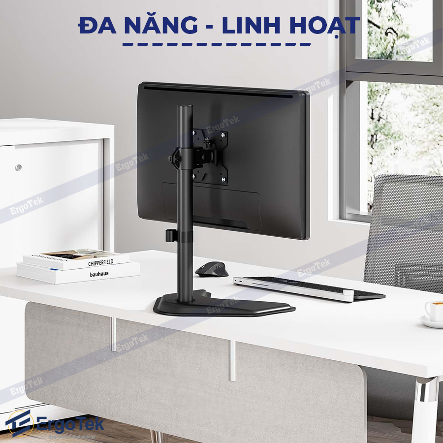 Chân đế màn hình đa năng ErgoTek EM07 xoay 360 17″ – 32″ INCH
