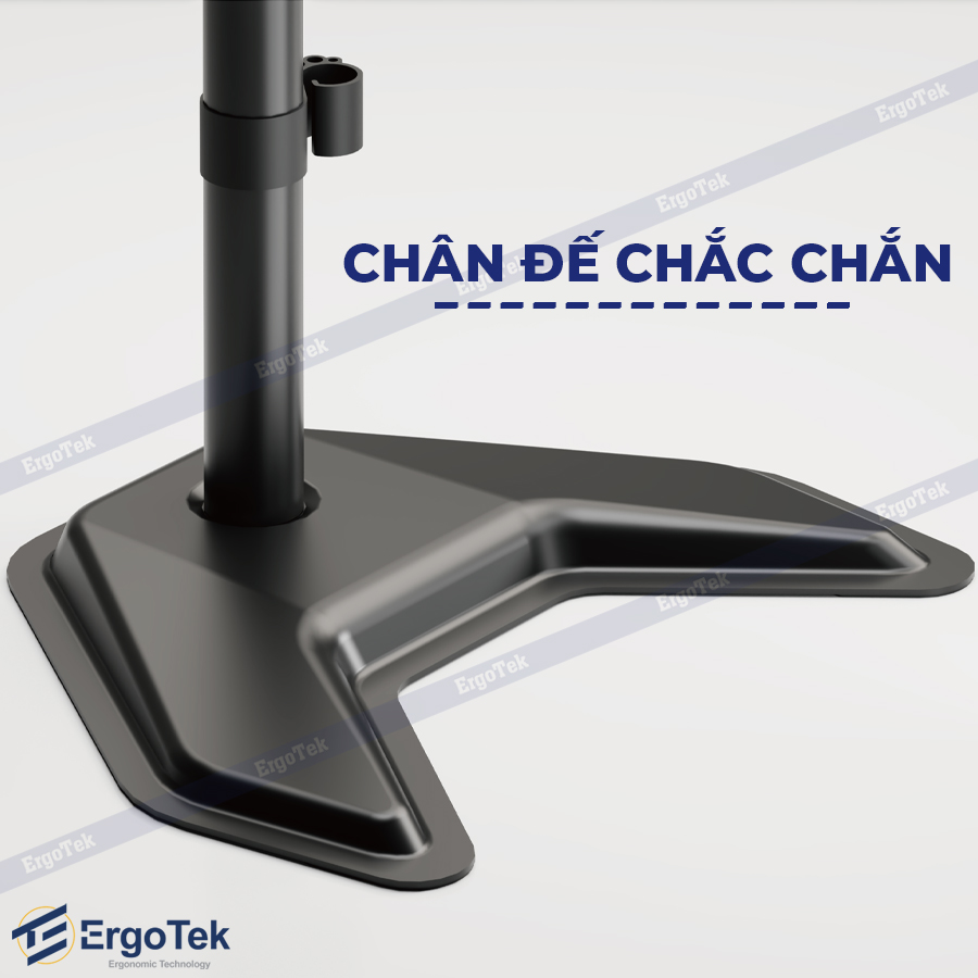 Chân đế màn hình đa năng ErgoTek EM07 xoay 360 17″ – 32″ INCH