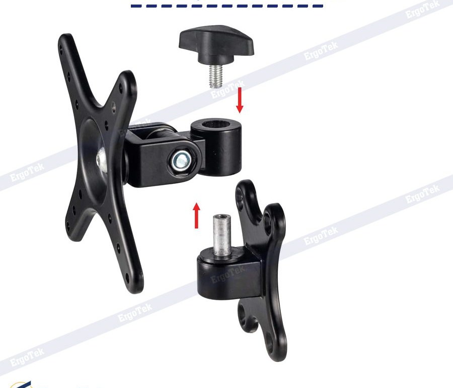Giá treo màn hình máy tính ErgoTek EM11 14″-27″ inch, xoay 360 độ