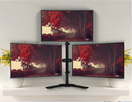 Giá treo màn hình máy tính M043 13″-27″ – 03 màn hình