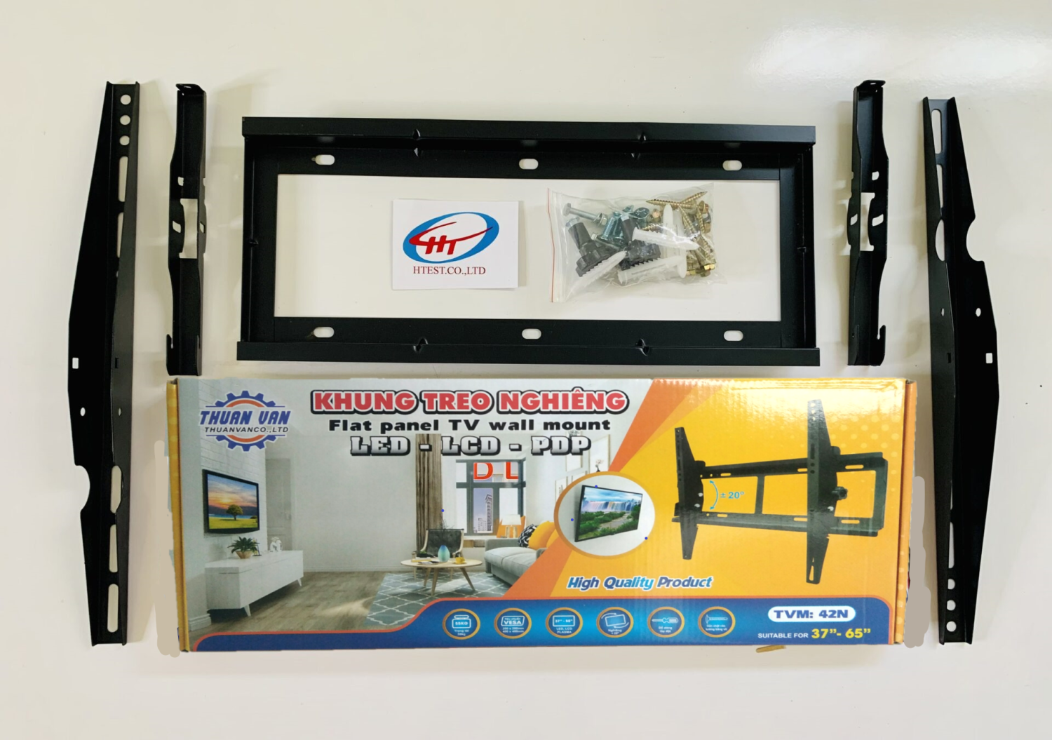 Khung treo tivi 37″-55″ Nghiêng Led bản TV