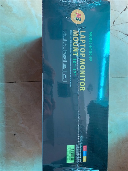 Combo giá treo màn hình NB H180 – Kẹp đỡ laptop FP2 – Màu Xám Đen – North Bayou