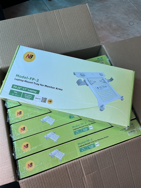 Kẹp màn hình Laptop North Bayou NB FP-2 (10″ – 17″) inch – Màu trắng
