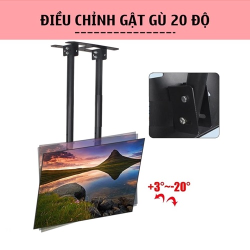Giá treo TV thả trần cỡ lớn NB – T580 50 – 90 inch – Giá chưa bao gồm VAT