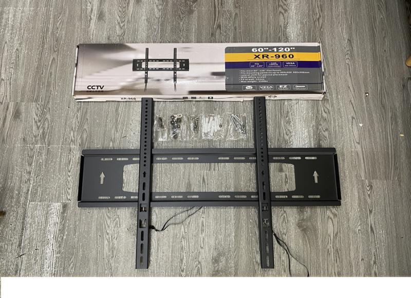 Giá treo TV cố định nhập khẩu sát tường XR960 (60″- 120″) dùng cho màn hình siêu lớn, tải trọng lên tới 120kg
