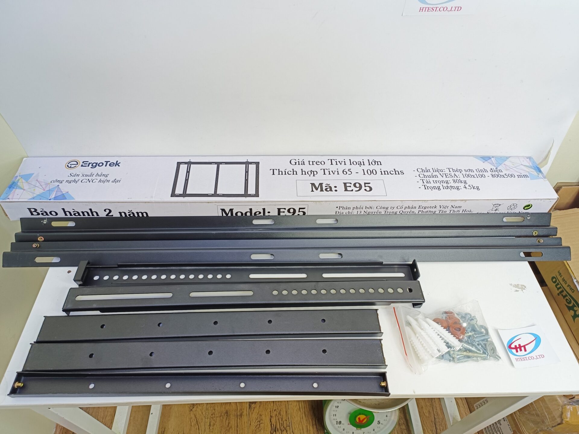 Giá treo TV ErgoTek cố định 65″-100″ inch – Mã E95