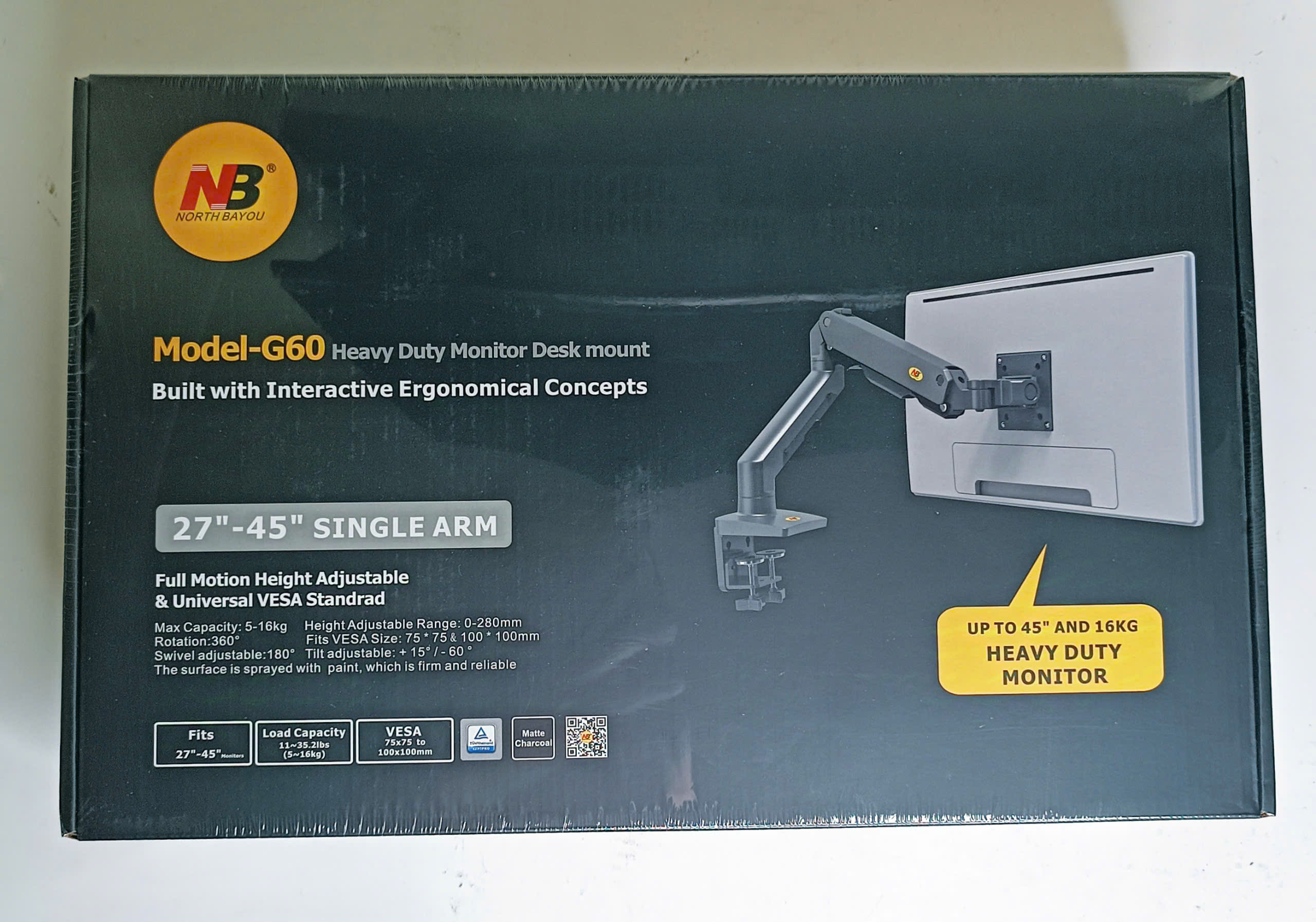 Giá treo màn hình máy tính North Bayou NB – G60 27″ – 45″ inch
