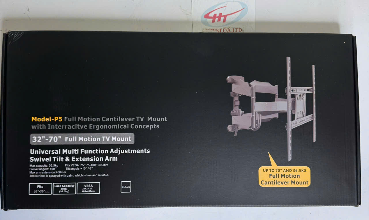 Giá treo góc LCD P5 32″ – 70″ inch – Hàng nhập khẩu